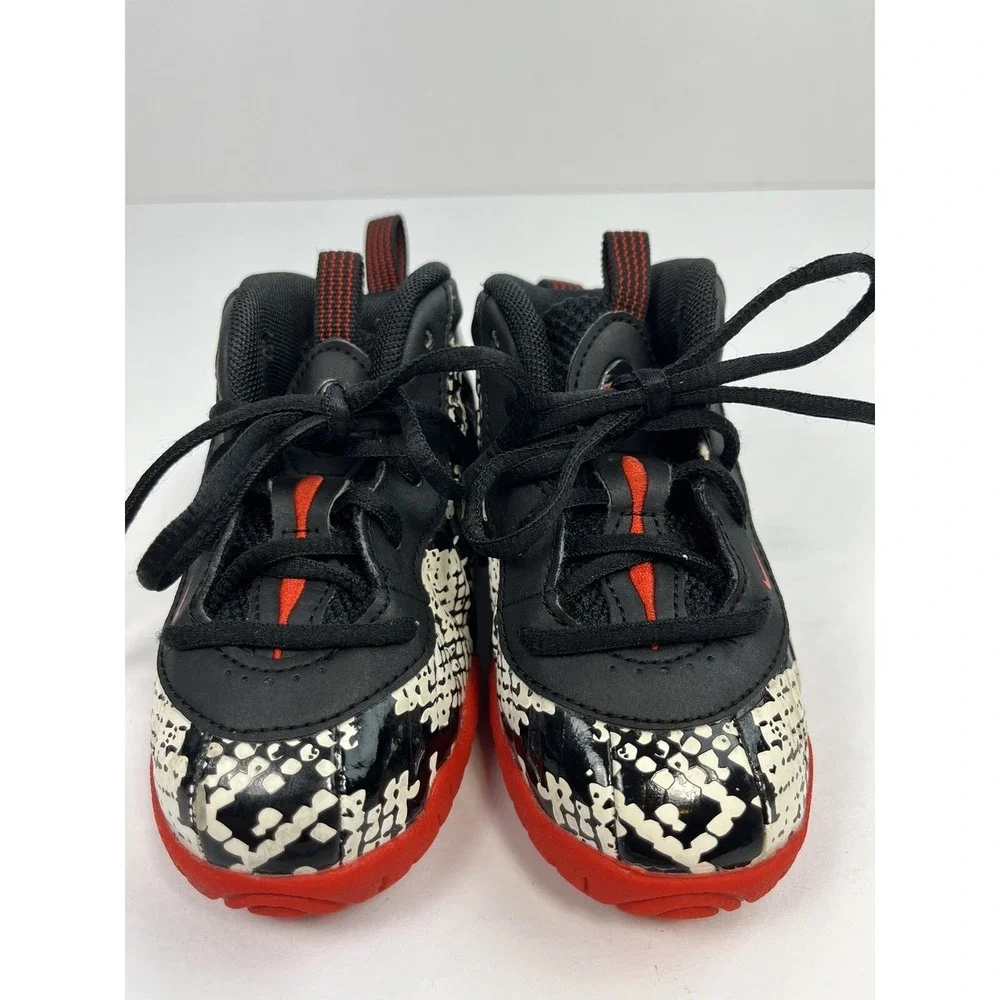 Nike Air Little Foamposite One Albino Snakeskin Toddler Shoe Sie 6C 723947-104